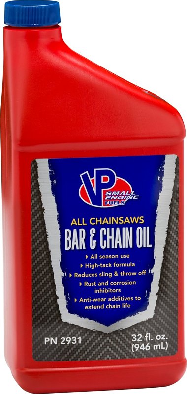 VP RACINGS VP Racing 2931 Bar and Chain Oil, 465 deg F Flash, 1 qt
