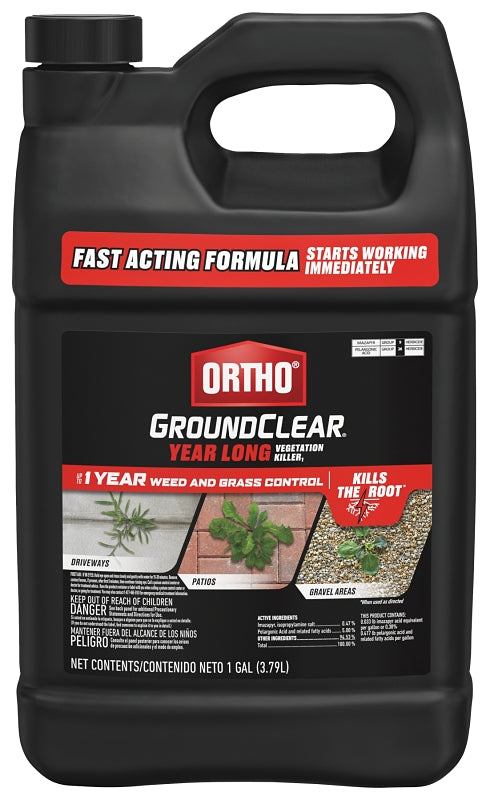 ORTHO Ortho 0433610 Vegetation Killer, Liquid, Clear/Light Green, 1 gal LAWN & GARDEN ORTHO