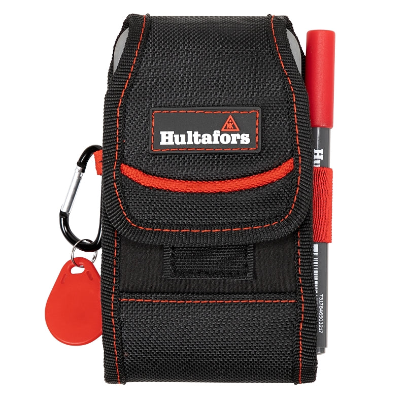 HULTAFORS Hultafors HT5114 Smartphone Holder, 1-Pocket, Polyester, Black/Red