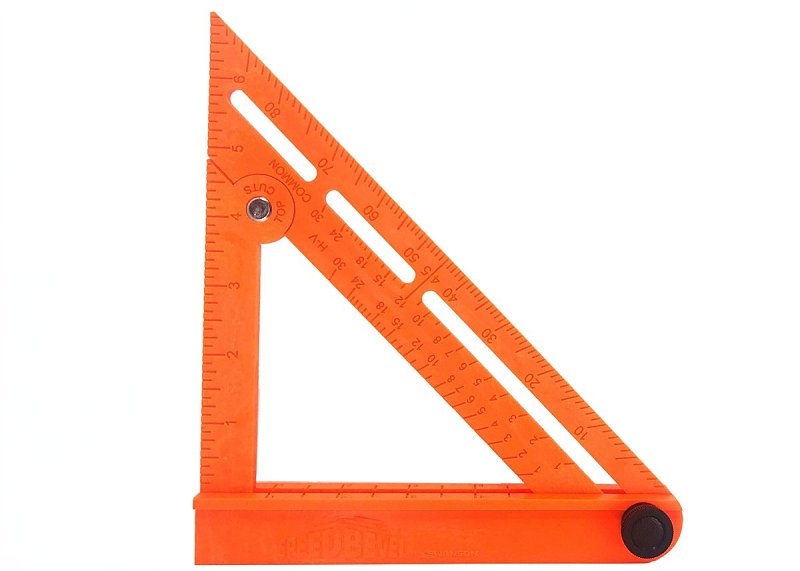 SWANSON TOOL Swanson TOSB01 5-in-1 Folding Square, 1/8 in Graduation, ABS Composite, 10-1/4 in L, 2-1/4 in W TOOLS SWANSON TOOL