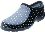 HEARTLAND GARDEN INC Sloggers 5113BP-06 Comfort Rain Shoes, 6 in, Black/White, Plastic Upper CLOTHING, FOOTWEAR & SAFETY GEAR HEARTLAND GARDEN INC