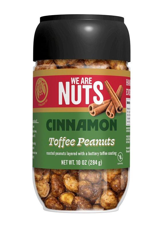WE ARE NUTS LLC We Are Nuts 13010JX Peanut Snack, Cinnamon Toasted, 10 oz