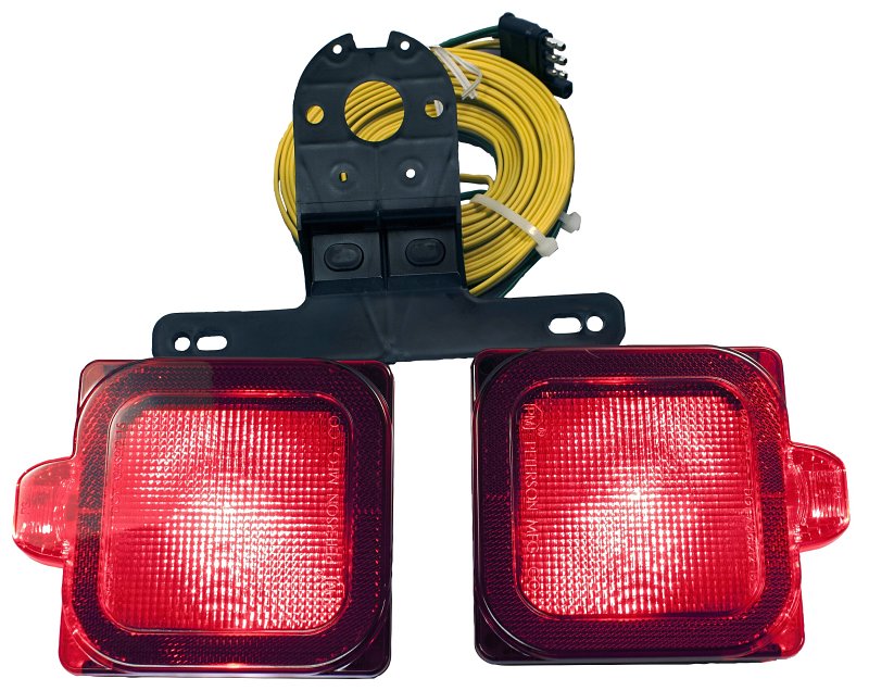PETERSON MFG PM V944 Stop/Turn/Tail and Side Marker Kit, LED Lamp, Red Light, Red Housing AUTOMOTIVE PETERSON MFG