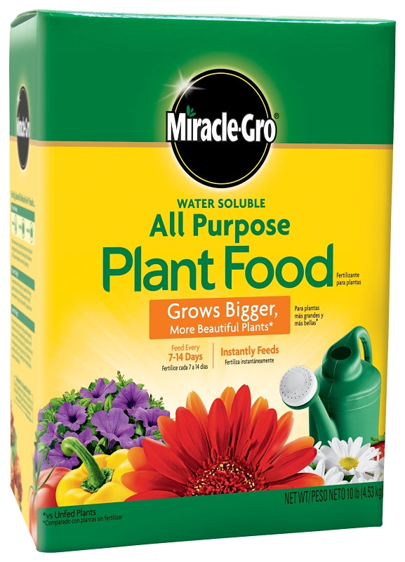 MIRACLE-GRO Miracle-Gro 1001193 Water Soluble All-Purpose Plant Food, 10 lb Box, Solid, 24-8-16 N-P-K Ratio