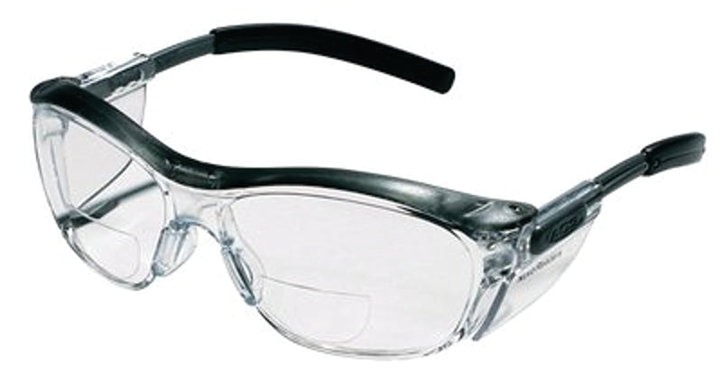3M 3M 91192-00002T Readers Safety Eyewear, Black Frame, Anti-Fog Lens