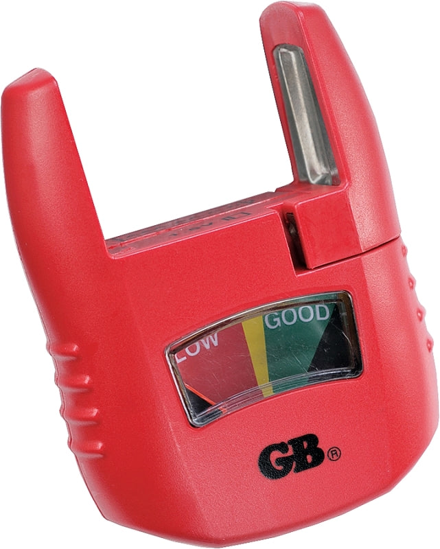 GB Gardner Bender GBT-3502 Battery Tester, Analog Display, Red