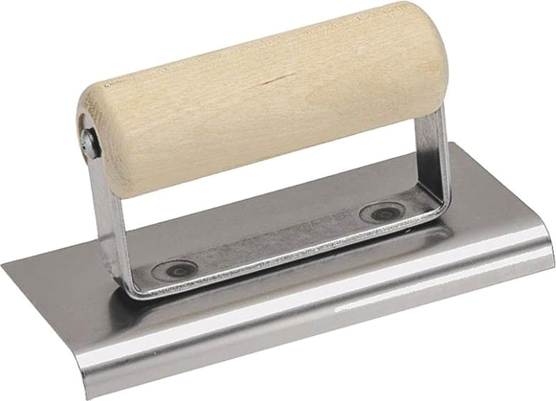 MARSHALLTOWN Marshalltown CE507S Hand Edger, 4 in W Blade, 6 in L Blade, Stainless Steel Blade, 3/8 in Lip, 1/4 in Lip Radius