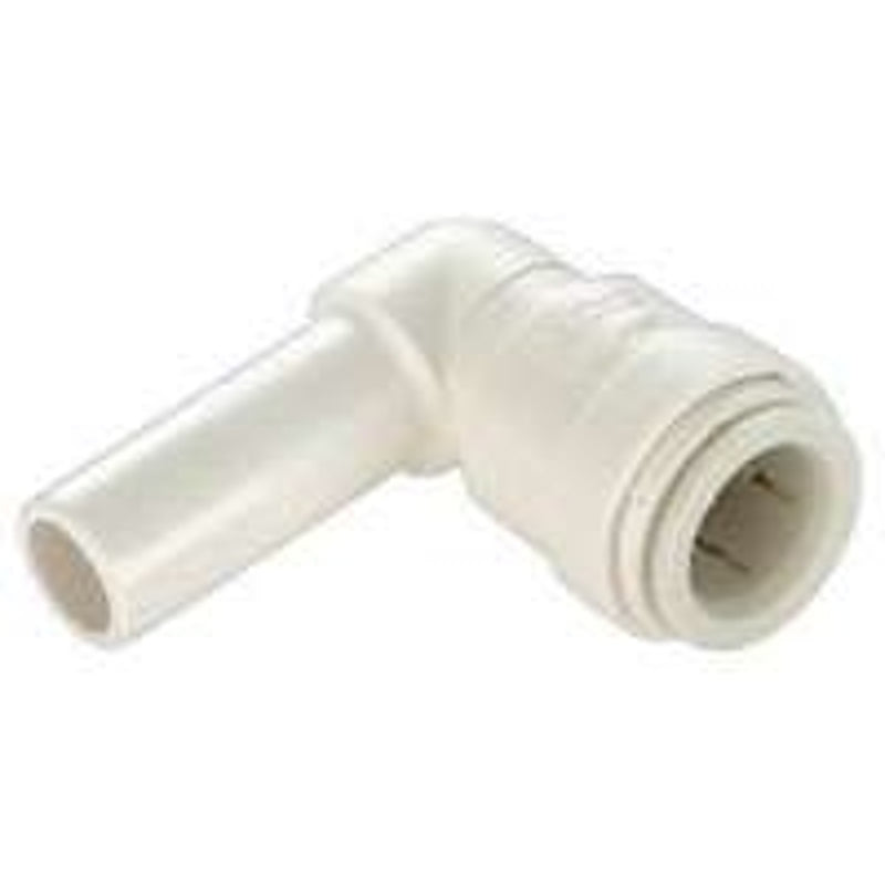 WATTS Watts 3518-10/P-636 Tube Elbow, 1/2 in, 90 deg Angle, Plastic, Off-White, 100 psi Pressure PLUMBING, HEATING & VENTILATION WATTS