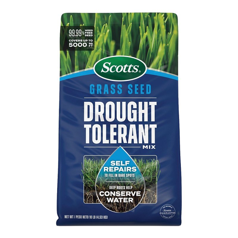 SCOTTS Scotts 18444 Grass Seed Drought Tolerant Mix, 10 lb Bag