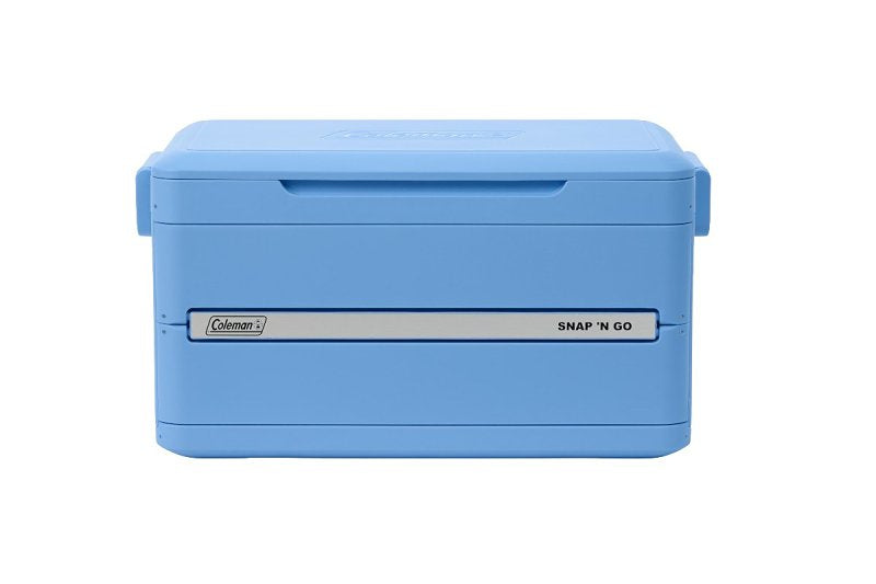 NEWELL BRANDS DIST LLC Coleman Snap 'N Go Series 2226072 Collapsible Hard Cooler, 35 qt Cooler, Polypropylene, Blue Sky, 48 hr Ice Retention