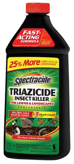 SPECTRACIDE Spectracide HG-55829 Insect Killer, Liquid, Spray Application, Landscape, Lawn, 32 fl-oz