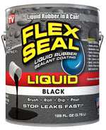 FLEX SEAL Flex Seal US855BLK01-2 Rubberized Coating, Black, 1 gal, Can