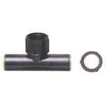 RAINDRIP Raindrip R333CT Swivel Tee, 3/4 x 1/2 in Connection, Pipe Thread x Compression, Black/Green LAWN & GARDEN RAINDRIP