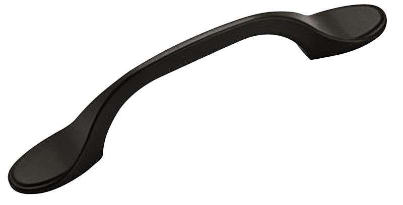 AMEROCK Amerock Allison Series BP21935FB Cabinet Pull, 5 in L Handle, 11/16 in H Handle, 1 in Projection, Zinc, Matte Black