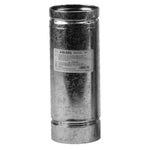 SELKIRK Selkirk 3VP-12 Vent Pipe, 3 in OD, 12 in L, Stainless Steel, Galvanized, For: Pellet Burning Stoves