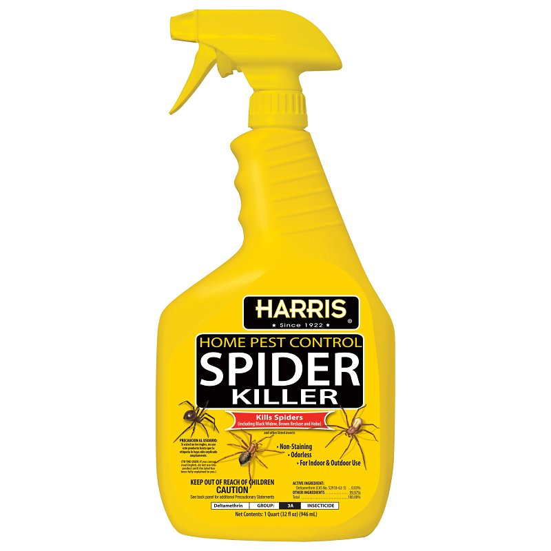 P.F. HARRIS MANUFACTURING Harris HSK-24 Spider Killer, Liquid, Spray Application, 32 oz