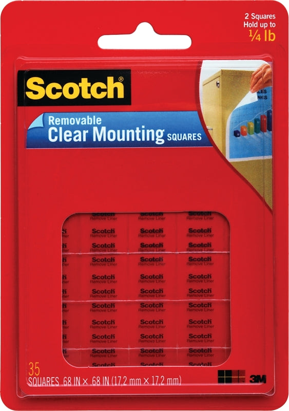 SCOTCH Scotch 859 Mounting Square, 450 g, Polyester, Clear PAINT SCOTCH