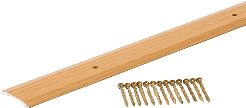 M-D M-D 40132 Seam Binder, 36 in L, 1-1/4 in W, Aluminum, Oak