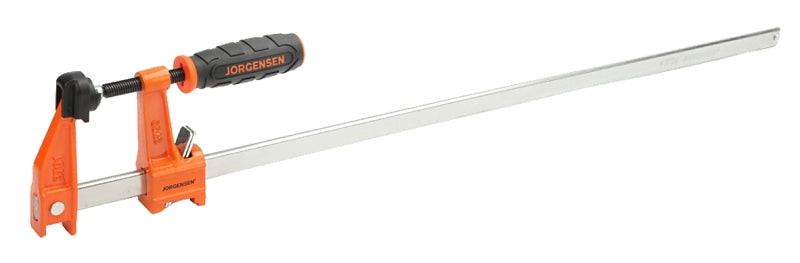 PONY Pony 3724 Medium-Duty Bar Clamp, 600 lb, 24 in Max Opening Size, 2-1/2 in D Throat, Steel Body TOOLS PONY
