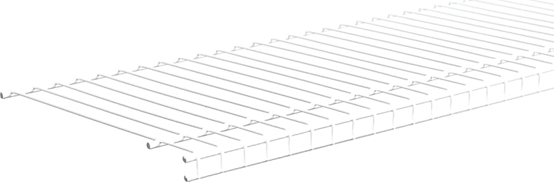 CLOSETMAID ClosetMaid SuperSlide 4717 Wire Shelf, 60 lb, 1-Level, 12 in L, 72 in W, Steel, White