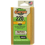 GATOR Gator 7306 Sanding Sponge, 5 in L, 3 in W, 220 Grit, Extra Fine, Aluminum Oxide Abrasive PAINT GATOR