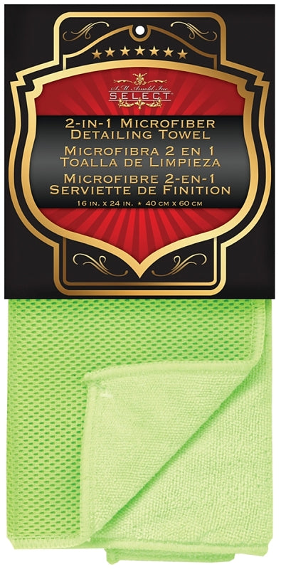 SM ARNOLD SM Arnold 25-860 Mesh Towel, Microfiber, Green AUTOMOTIVE SM ARNOLD