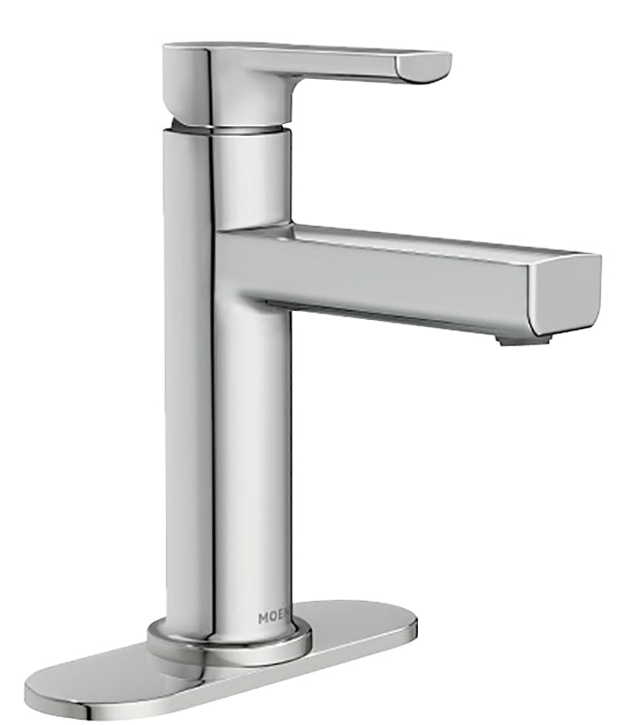 MOEN Moen Rinza 84627 Bathroom Faucet, 1.2 gpm, 1-Handle, 1-Faucet Hole, Metal, Chrome, 4 in Faucet Centers