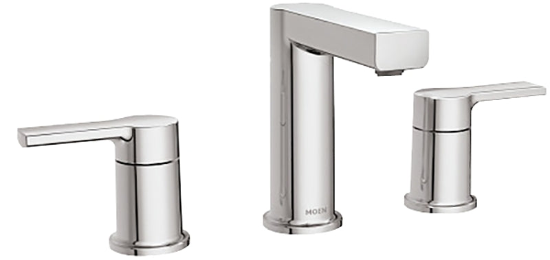 MOEN Moen Rinza Series 84629 Bathroom Faucet, 1.2 gpm, 2-Handle, 3-Faucet Hole, Metal, Chrome, Lever Handle PLUMBING, HEATING & VENTILATION MOEN