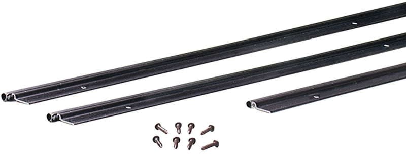 M-D M-D 69911 Jamb Weatherstrip Kit, 7/8 in W, 1/4 in Thick, 84 in L, Aluminum/Vinyl