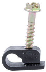 GB Gardner Bender PEC-31525 Coaxial Cable Clamp, Polyethylene, Black ELECTRICAL GB