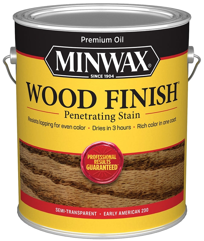 MINWAX Minwax 710780000 Wood Stain, Oil Base, Early American, Liquid, 1 gal