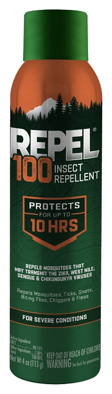 REPEL Repel HG-94210 Insect Repellent, Aerosol, Unscented, 4 oz