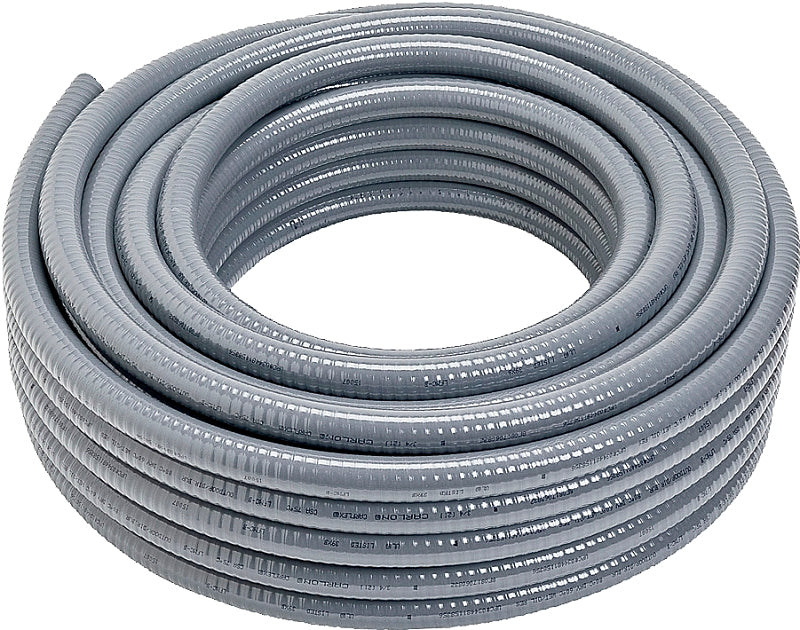 CARLON Carlon Carflex 15007-100 Conduit, 3/4 in, 100 ft L, PVC, Gray ELECTRICAL CARLON