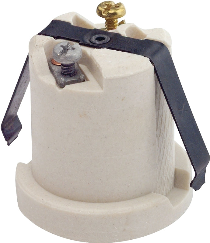 LEVITON Leviton 8880 Lamp Holder, 250 V, 660 W, Porcelain Housing Material, White ELECTRICAL LEVITON