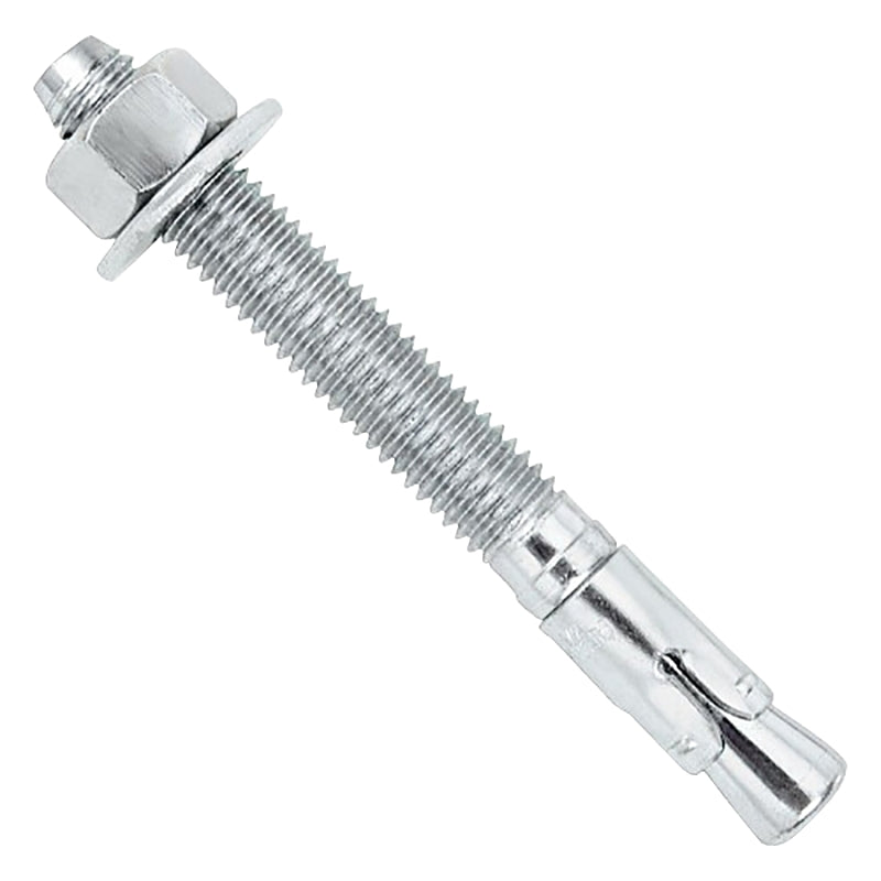 DEWALT DEWALT Power-Stud 7433SD1 Wedge Anchor, 5/8 in Dia, 5 in OAL, Carbon Steel, Zinc