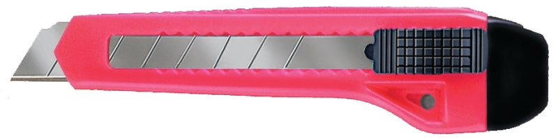 ALLWAY TOOLS ALLWAY K700 Utility Knife, 18 mm L Blade, Steel Blade, Locking Button Handle, Neon Handle TOOLS ALLWAY TOOLS