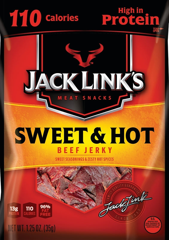 MIDWEST DISTRIBUTION Jack Link's 10000008342 Snack, Jerky, Hot, Sweet, 1.25 oz HOUSEWARES MIDWEST DISTRIBUTION