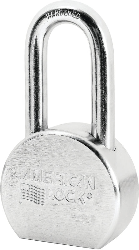 MASTER LOCK American Lock A701KA#27244 Padlock, Keyed Alike Key, 7/16 in Dia Shackle, 2 in H Shackle, Steel Body, Chrome HARDWARE & FARM SUPPLIES MASTER LOCK