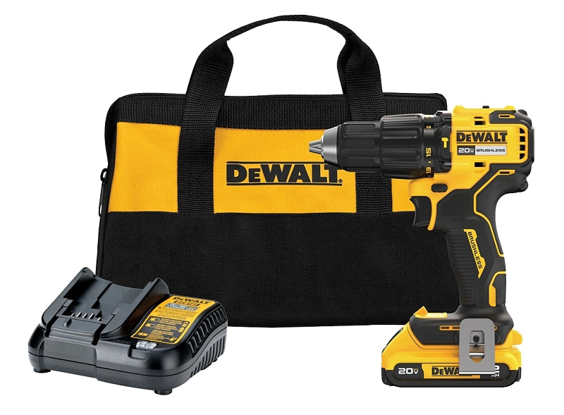 DEWALT DEWALT DCD798D1 Cordless Hammer Drill Kit, Battery Included, 20 V, 2 Ah, 1/2 in Chuck, Keyless Chuck