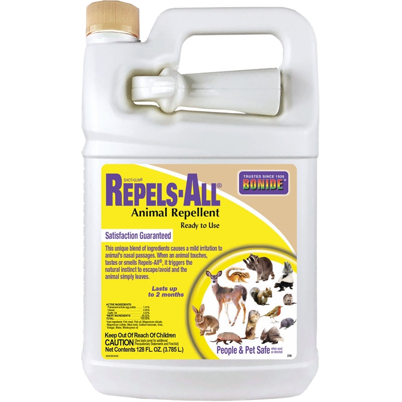 BONIDE Bonide Repels All 239 Animal Repellent Bottle, Ready-to-Use, Tan