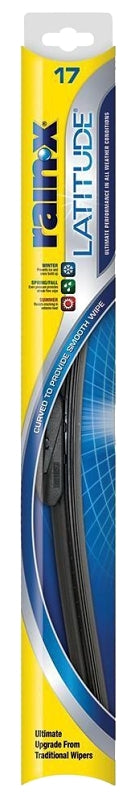 RAIN-X Rain-X Latitude 5079283-1/5079283 Winter Wiper Blade, 17 in, Curved Blade, Rubber AUTOMOTIVE RAIN-X