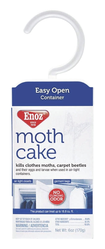 WILLERT HOME PRODUCTS Enoz 493.6T Moth Cake, 6 oz