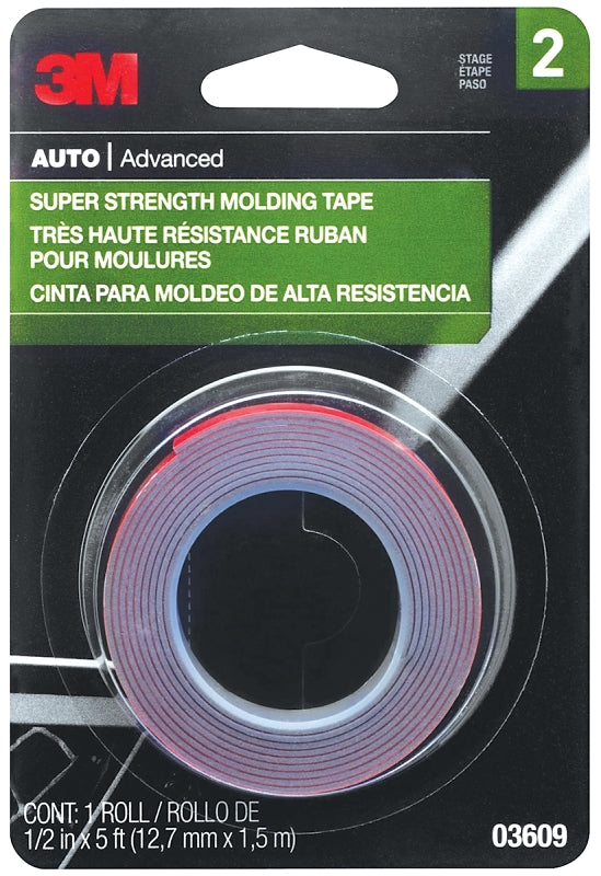 3M / AUTO Bondo 03609 Molding Tape, Red AUTOMOTIVE 3M / AUTO