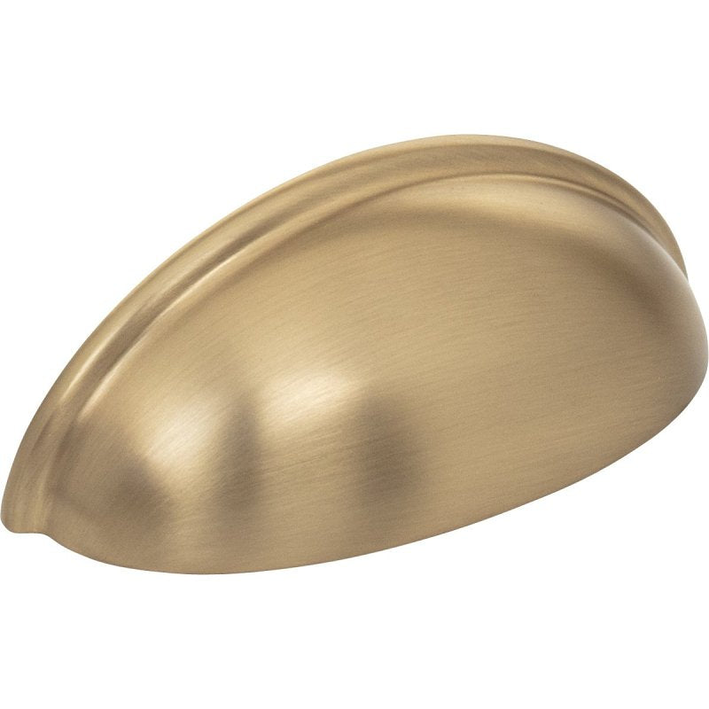 HARDWARE RESOURCES KasaWare K3833SBZ-2 Cabinet Cup Pull, 3-11/16 in L Handle, 1-5/16 in Projection, Zinc, Satin Bronze HARDWARE & FARM SUPPLIES HARDWARE RESOURCES