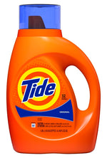 TIDE Tide 40213 Laundry Detergent, 42 oz, Bottle, Liquid, Original