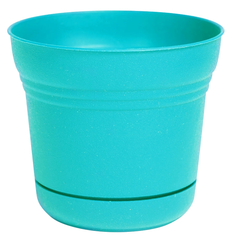BLOEM Bloem SP0727 Planter, 6-1/2 in H, 7.3 in W, Bell, Plastic, Calypso, Matte