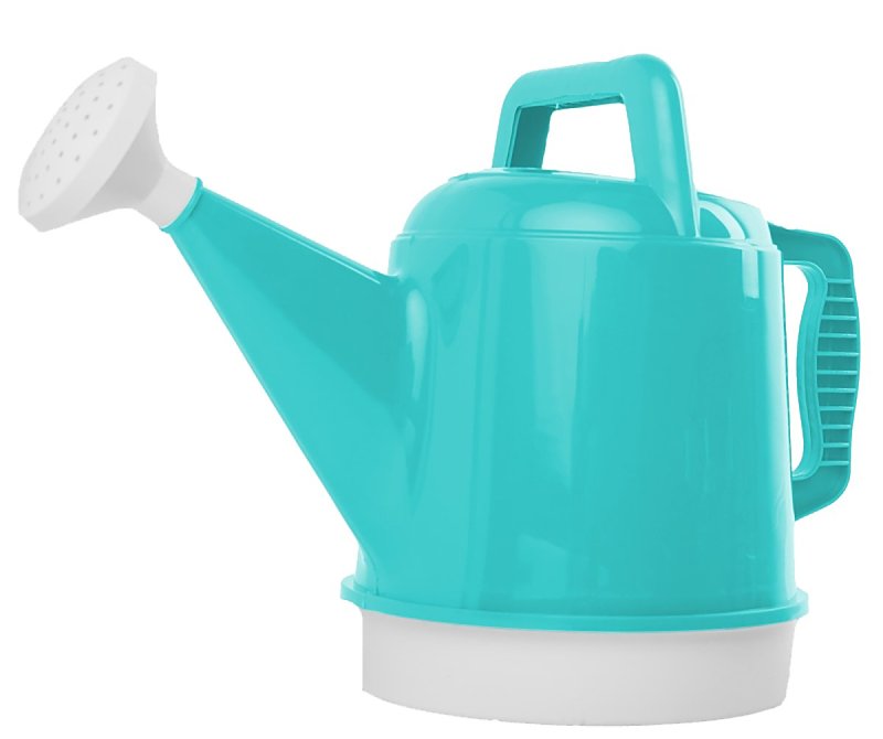 BLOEM Bloem DWC2-26 Deluxe Watering Can, 2.5 gal Can, Nozzle Spout, Plastic, Bermuda Teal