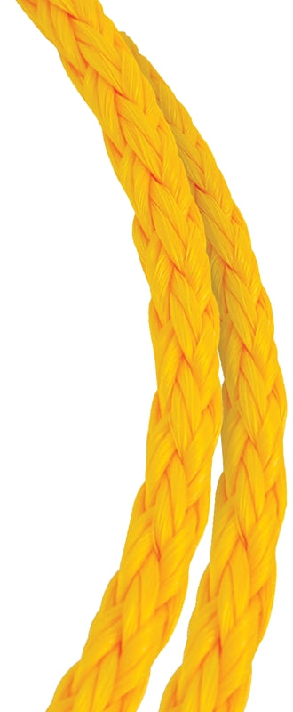 BARON Baron 54616 Rope, 1/2 in Dia, 300 ft L, 289 lb Working Load, Polypropylene, Yellow HARDWARE & FARM SUPPLIES BARON