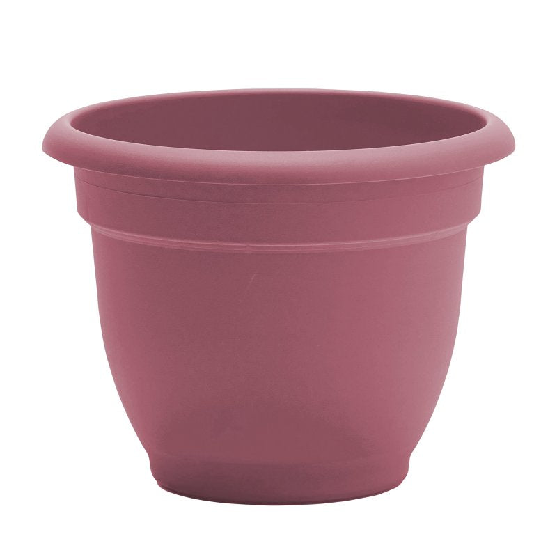BLOEM Bloem Ariana Series AP0834 Planter, 8 in Dia, 7 in H, 8-3/4 in W, 8-3/4 in D, Round, Elegant, Traditional Design, Resin