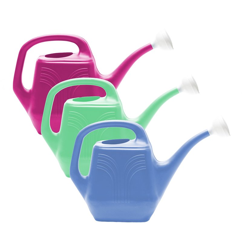 BLOEM Bloem Classic Series JW82-ASST-8 Watering Can, 2 gal Can, Detachable Spout, Plastic, Assorted